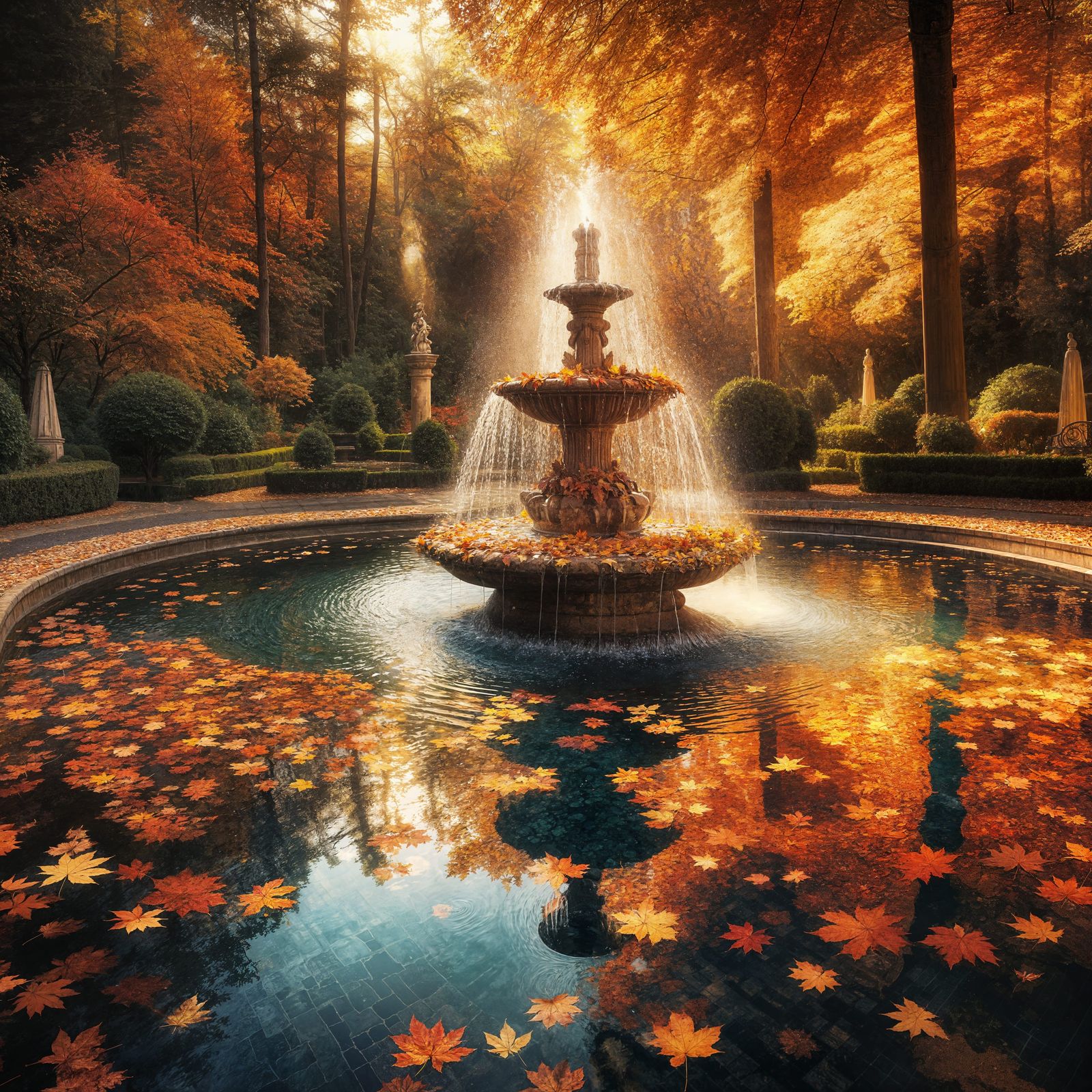 Autumnal Fountain