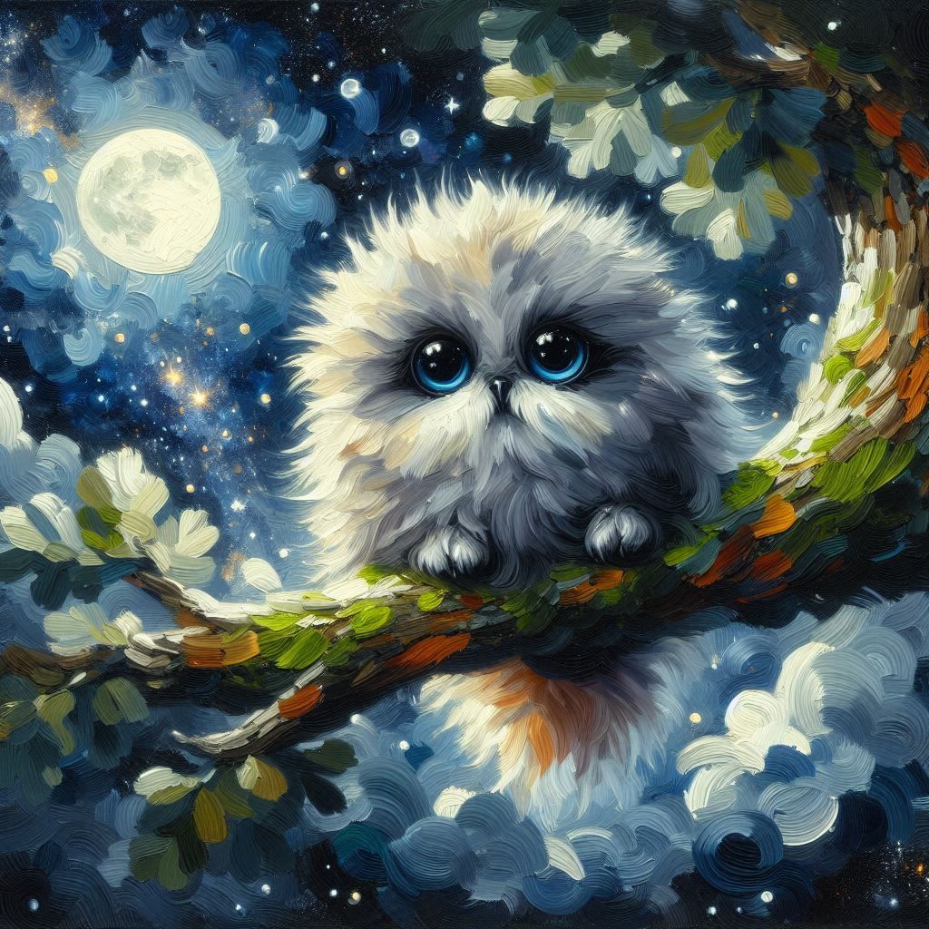 Cute Fluffy Owl