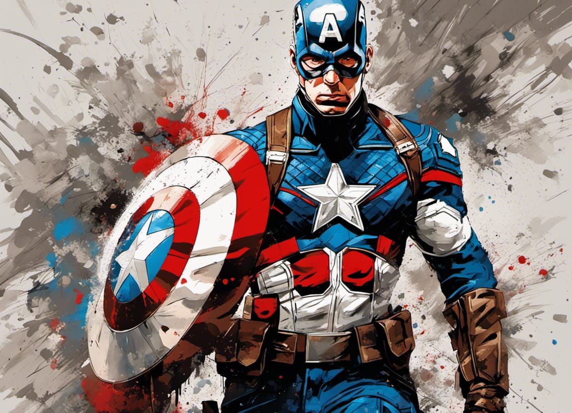 AI Art Generator: Captain America