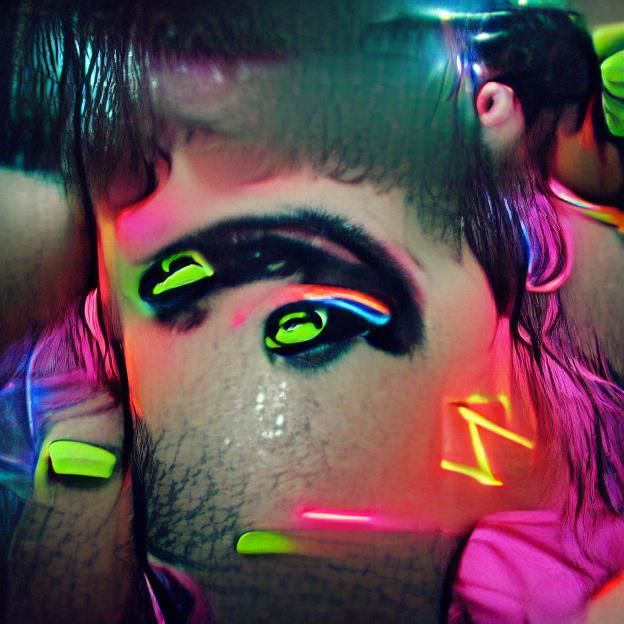 Neon shines through smokey eyes tonight
It's 2 a.m, I'm drun...