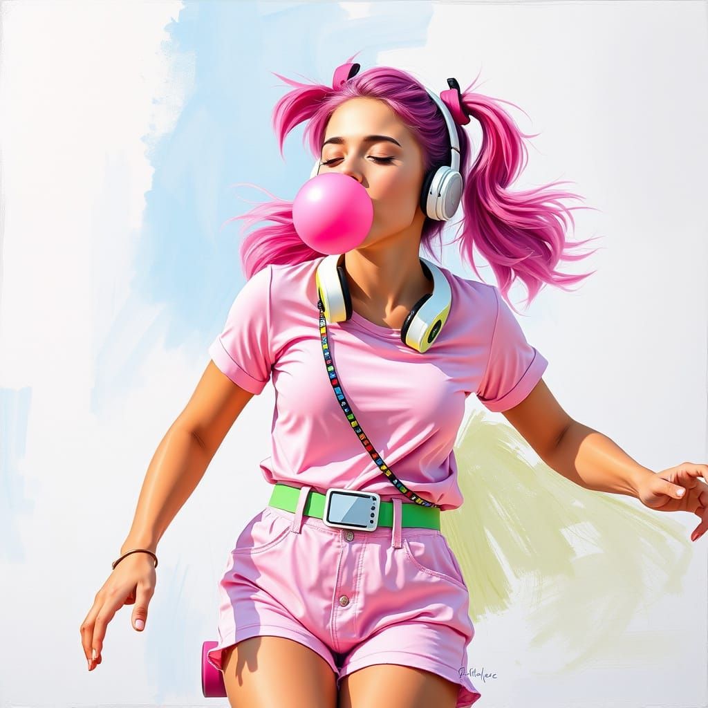 Bubblegum, Tunes and Summer Days  by @Shalimar