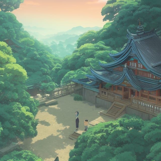mountain top temple