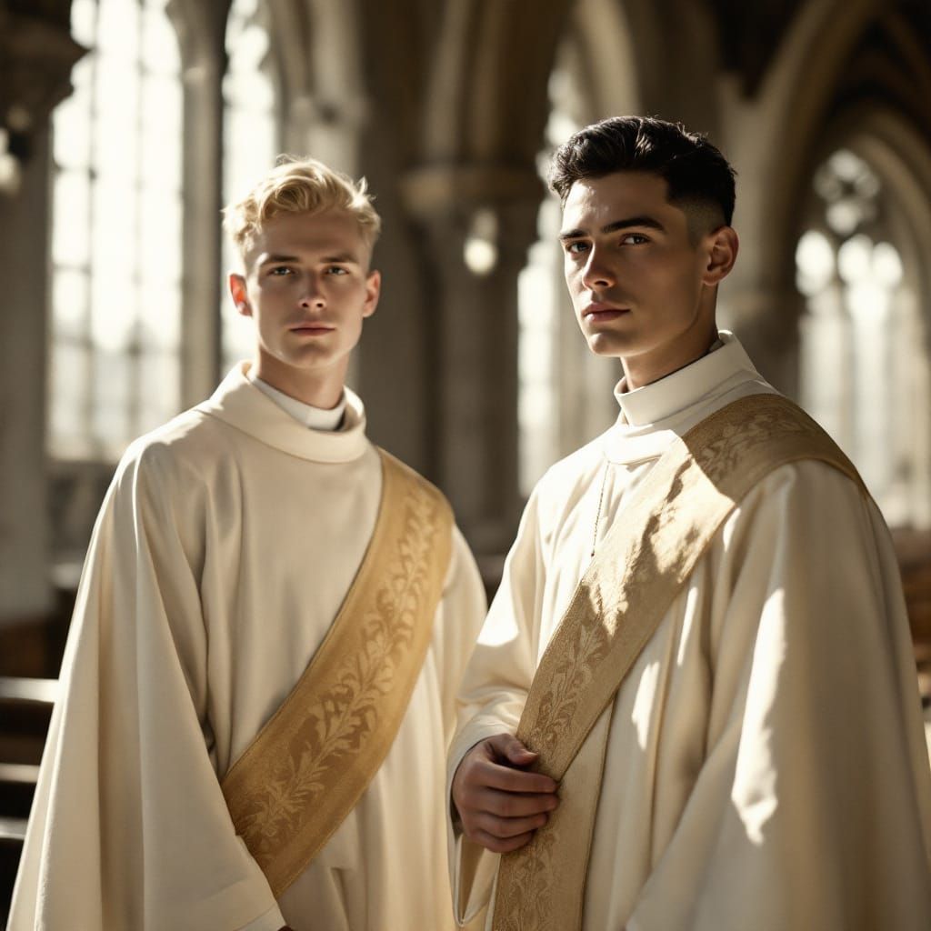 At a Seminary in north central New Jersey, William and Thomas were ordained as Deacons in the Spring of 1949.  Now was the one-year countdown to their ordination as Priests.  