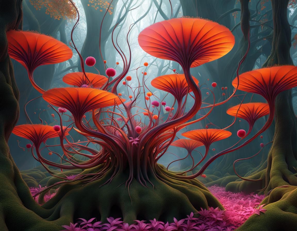 A Magical, Alien Plant  by @Angel666