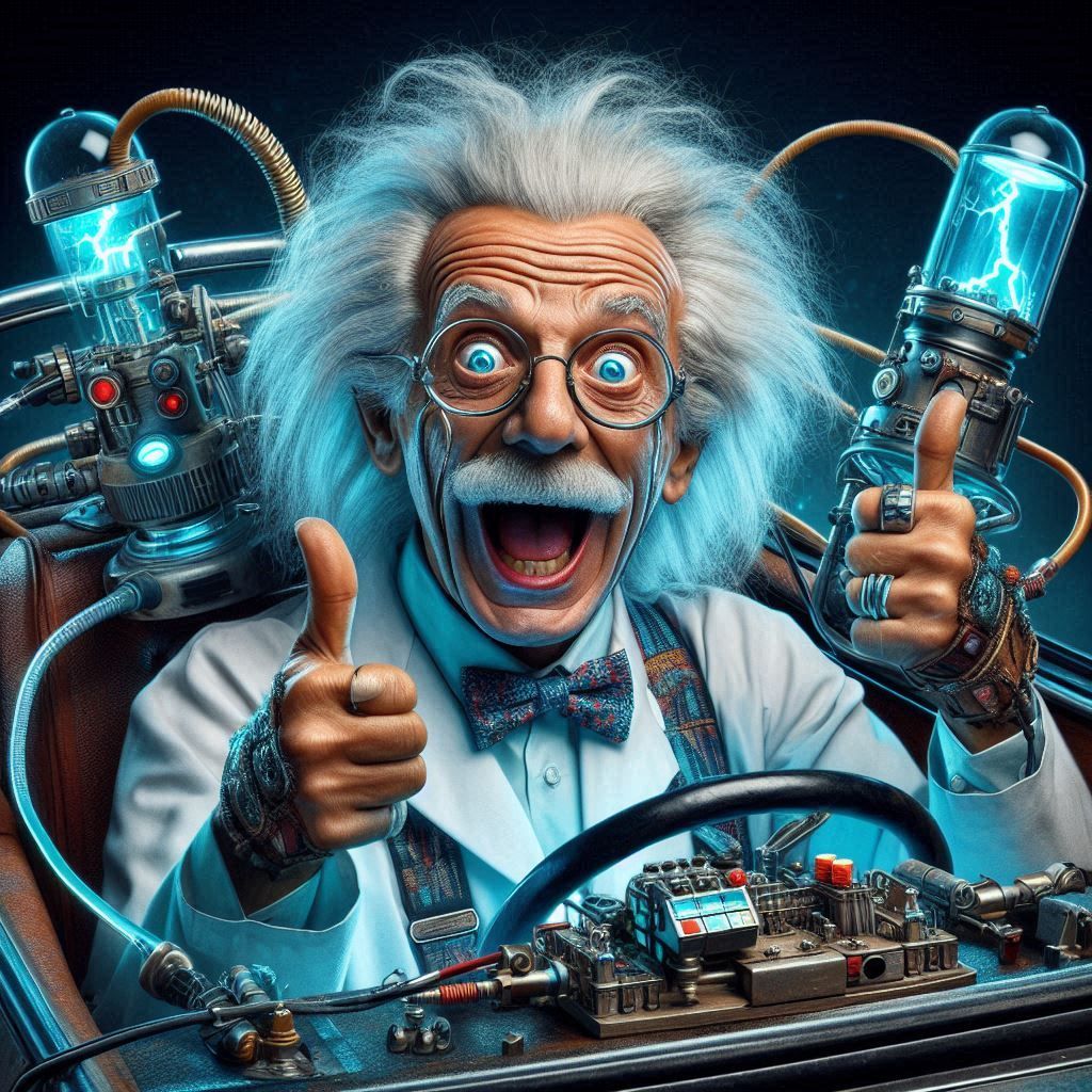 Albert Einstein freak out, B-96720