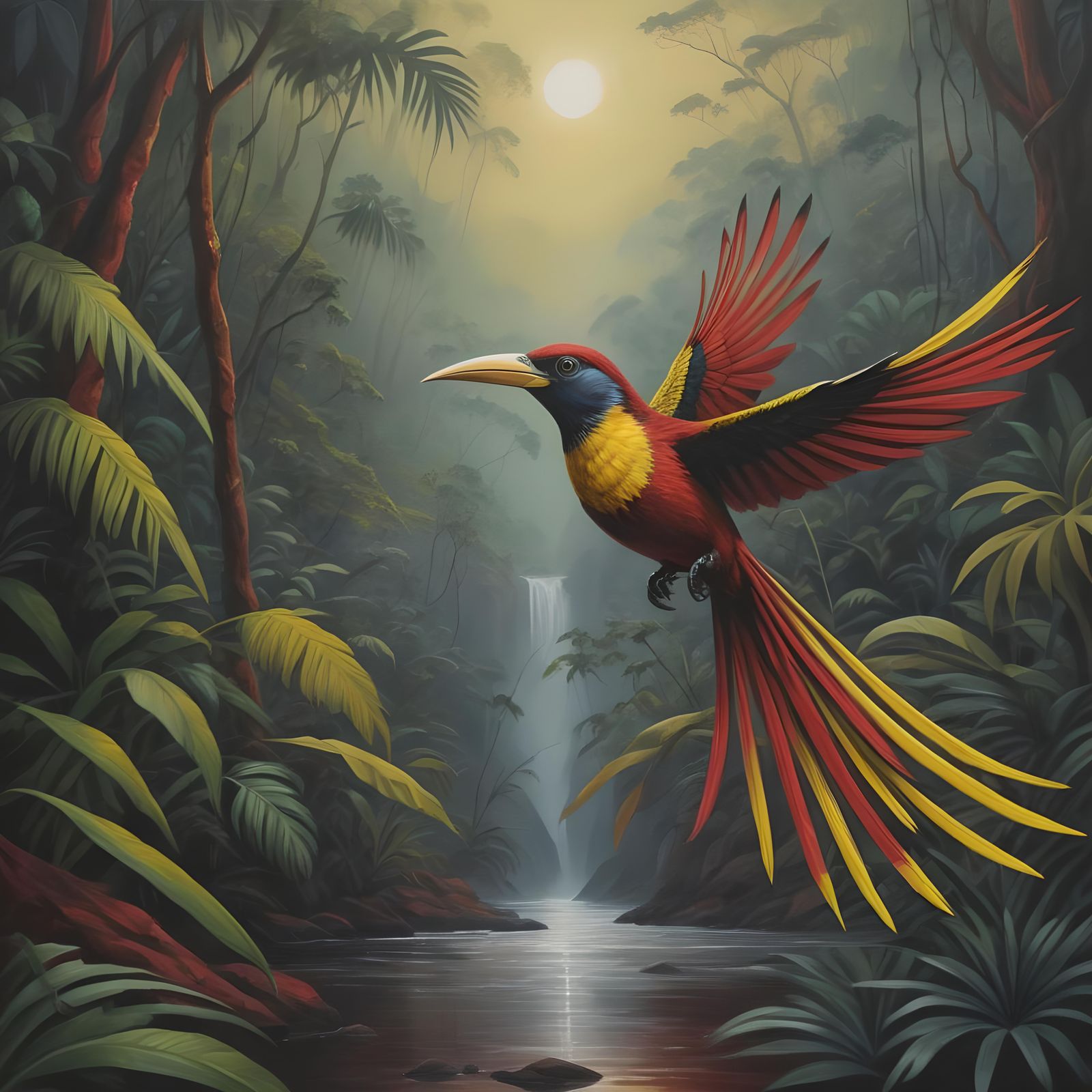 Birds In A Forest  by @The King Of Fine Tuned Loras