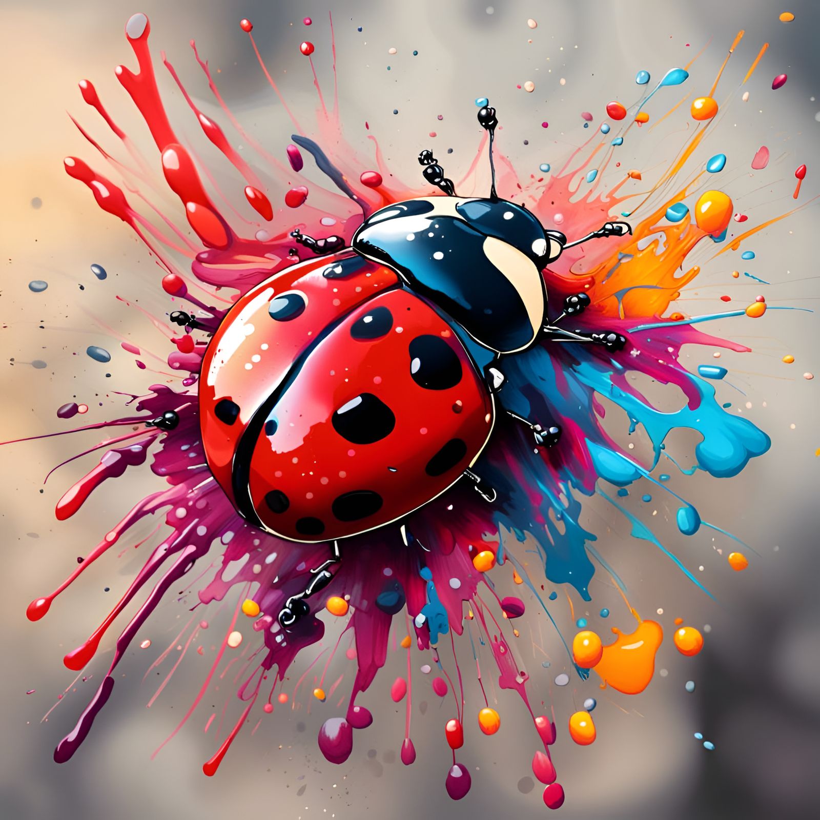 Ladybug - AI Generated Artwork - NightCafe Creator