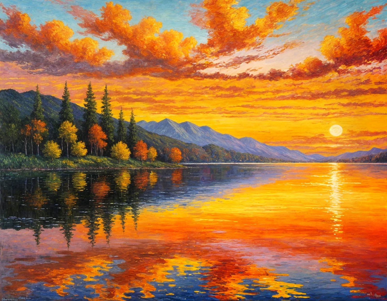 Autumn Sunset  by @Dabbler