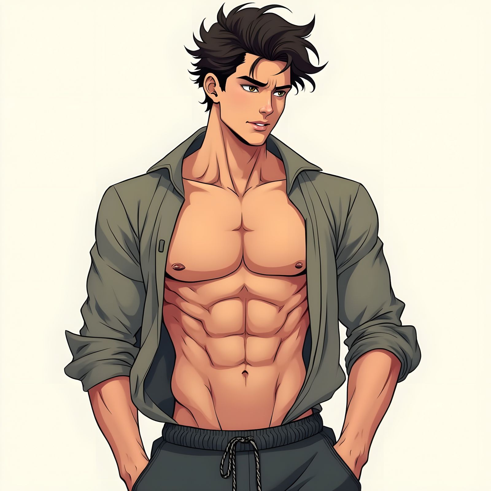 A different style of a handsome man