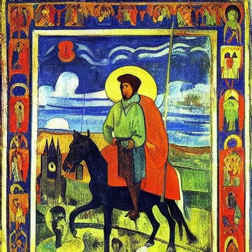 A certain horseman appeared, looked closely - the devil was ...