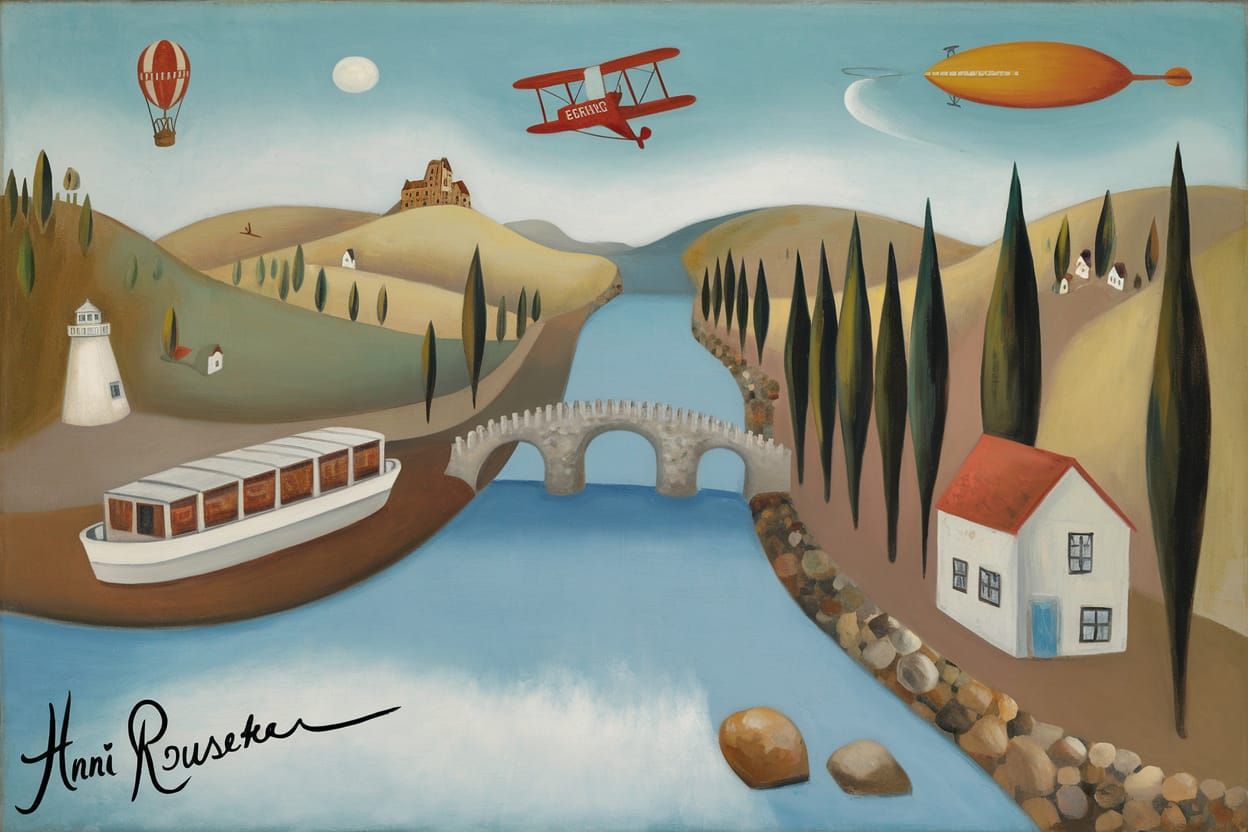 more naïve art with help of Henri Rousseau II