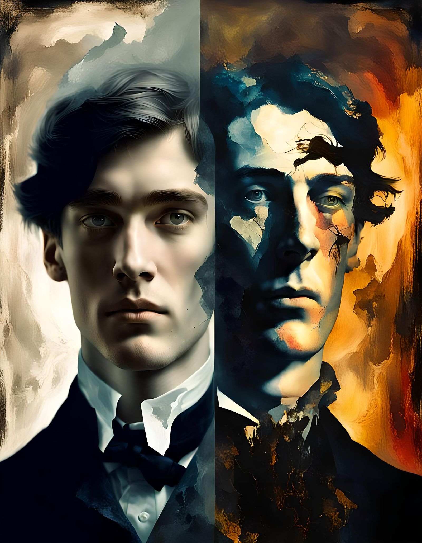 Duality of Dorian Gray, from light to dark
