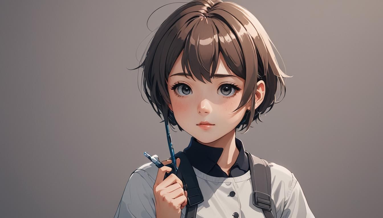 baby girl likes short hair
