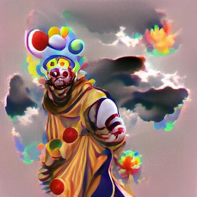 A clown god