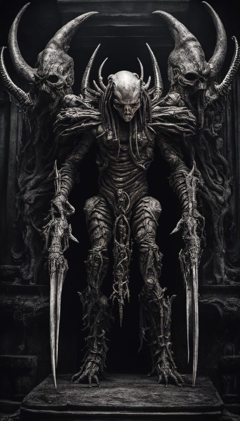 Chieftan Predator: Gothic Mephistopheles; by H R Giger, by Stan Winston ...