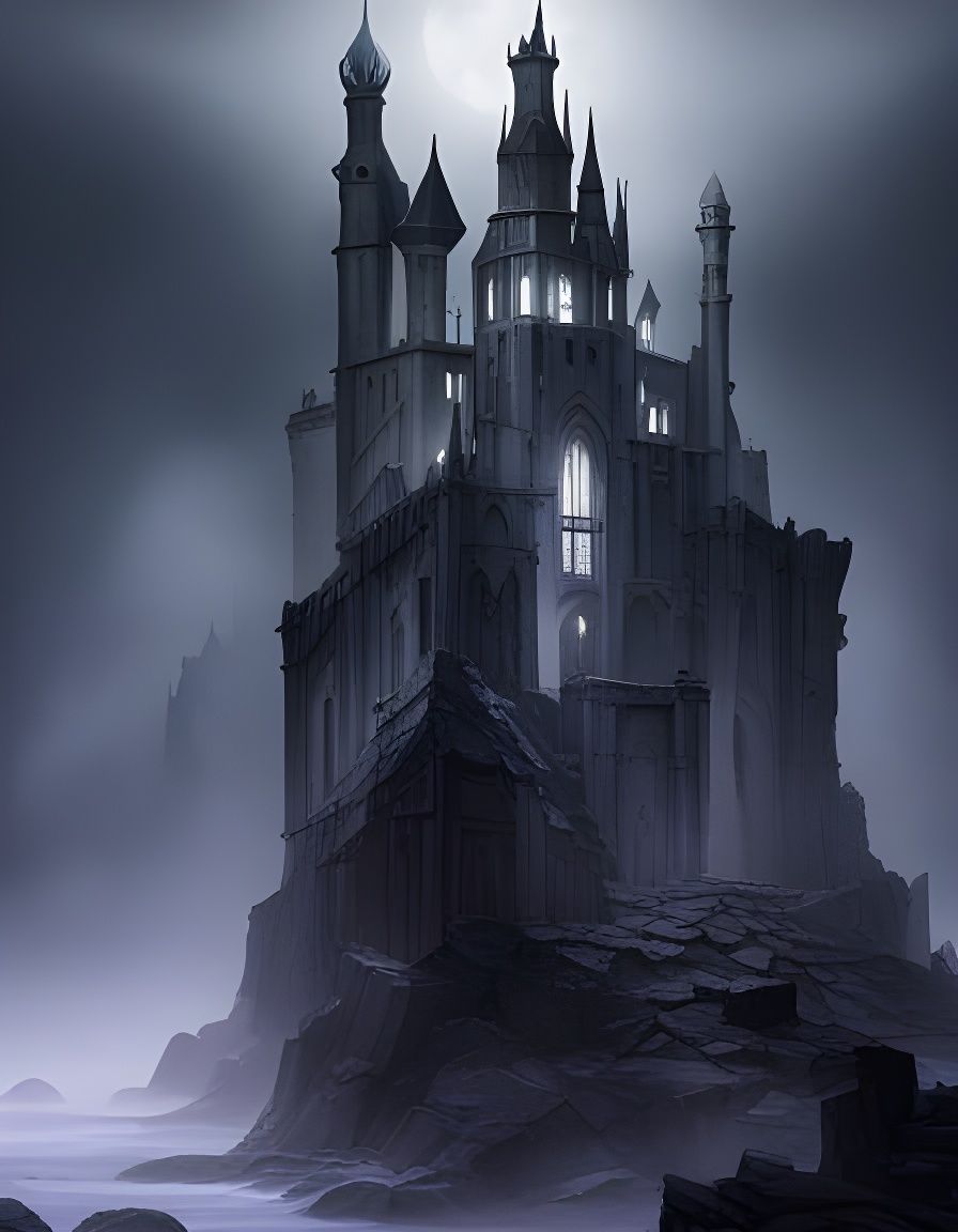 Castle in the Fog  by @Emma
