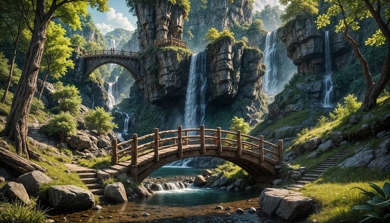 bridges in the gorge  by @Davy Jay