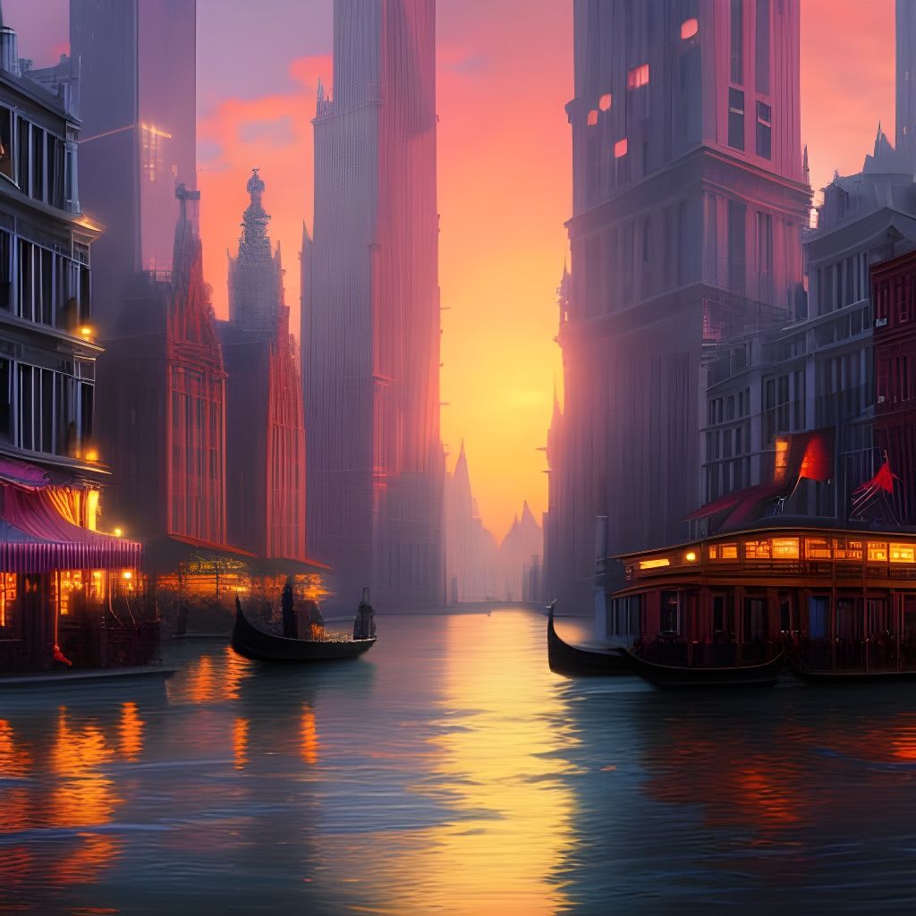 "New York as Venice""  by @Lucky Tiger