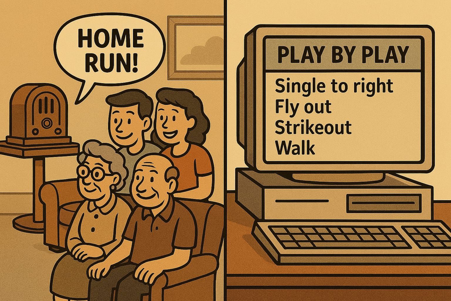 Then vs now: sports fandom (quest 3-5-1)