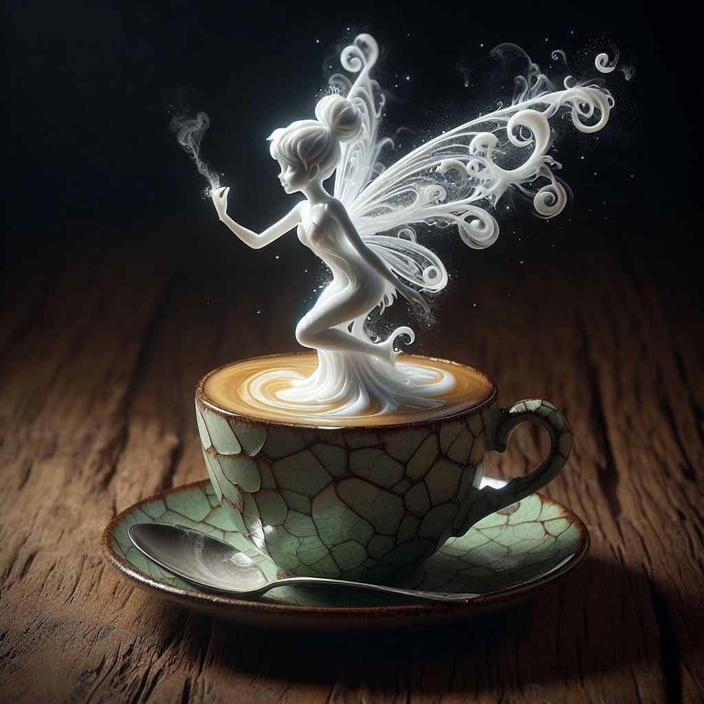 Latte fairy  by @Raphaelle