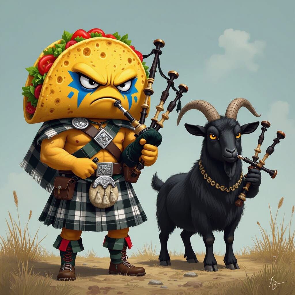 Scottish Taco & his buddy Phil