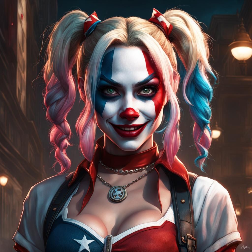 Gorgeous Harley Quinn in the Purge - AI Generated Artwork - NightCafe ...