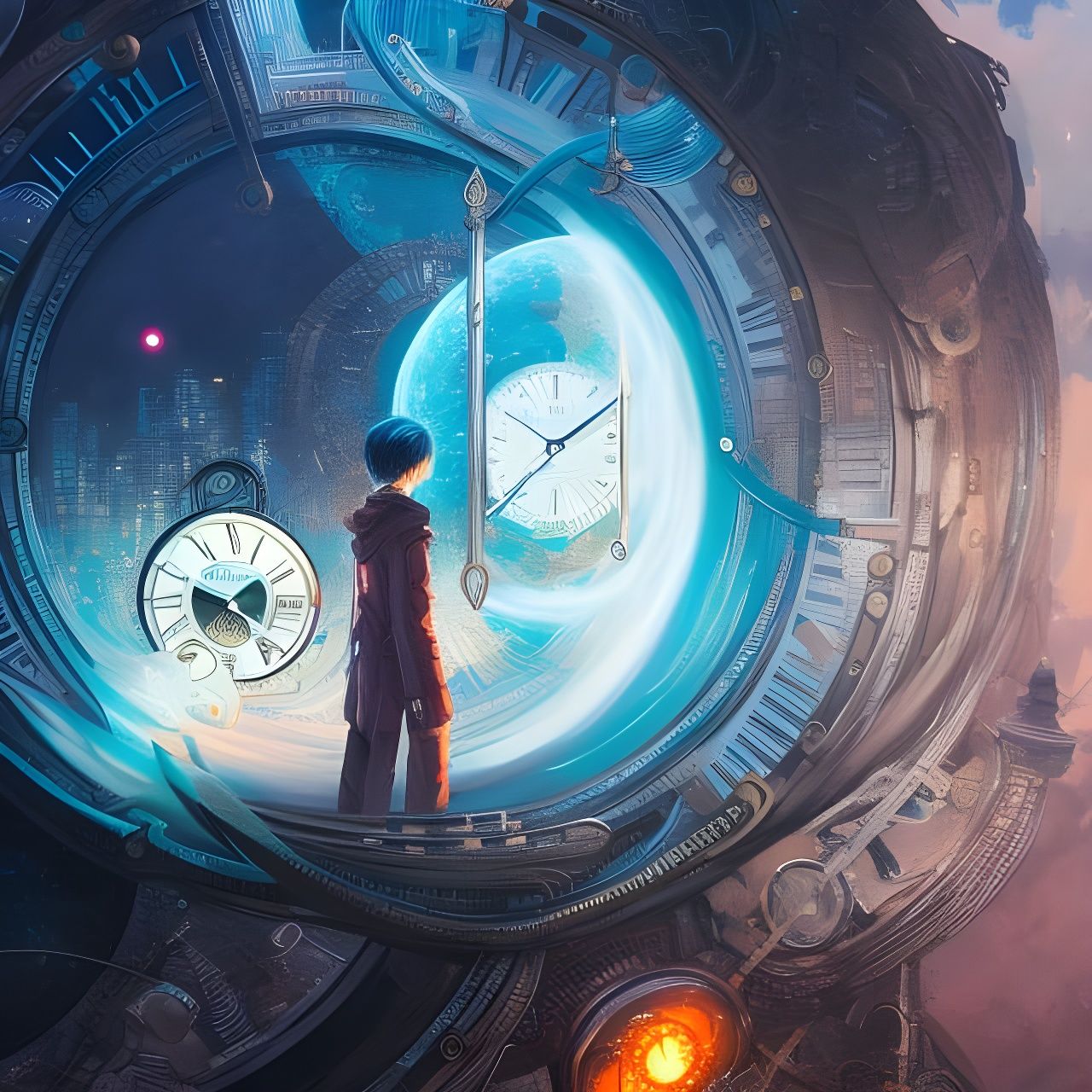 Time is the longest distance between two places.