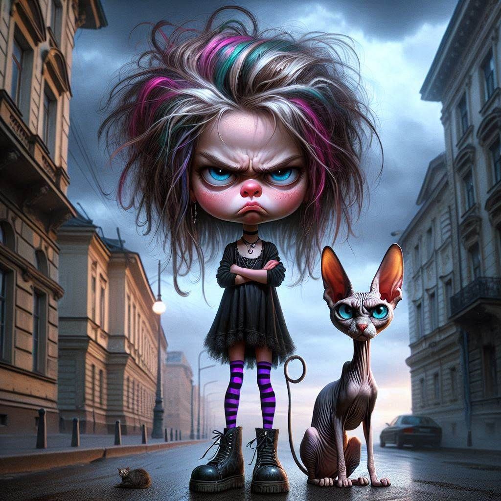 3d animation of the two whimsical flagrant specters of a dark surrealist, poor suburban street as they are walking slowl...