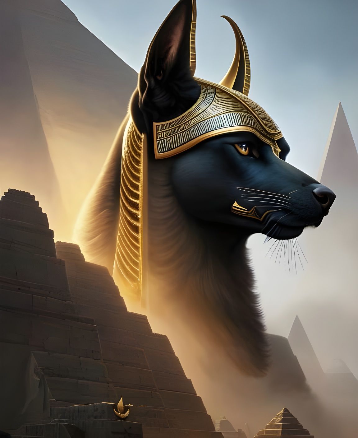 Egyptian Male God Anubis  by @Bubbakillmaster 