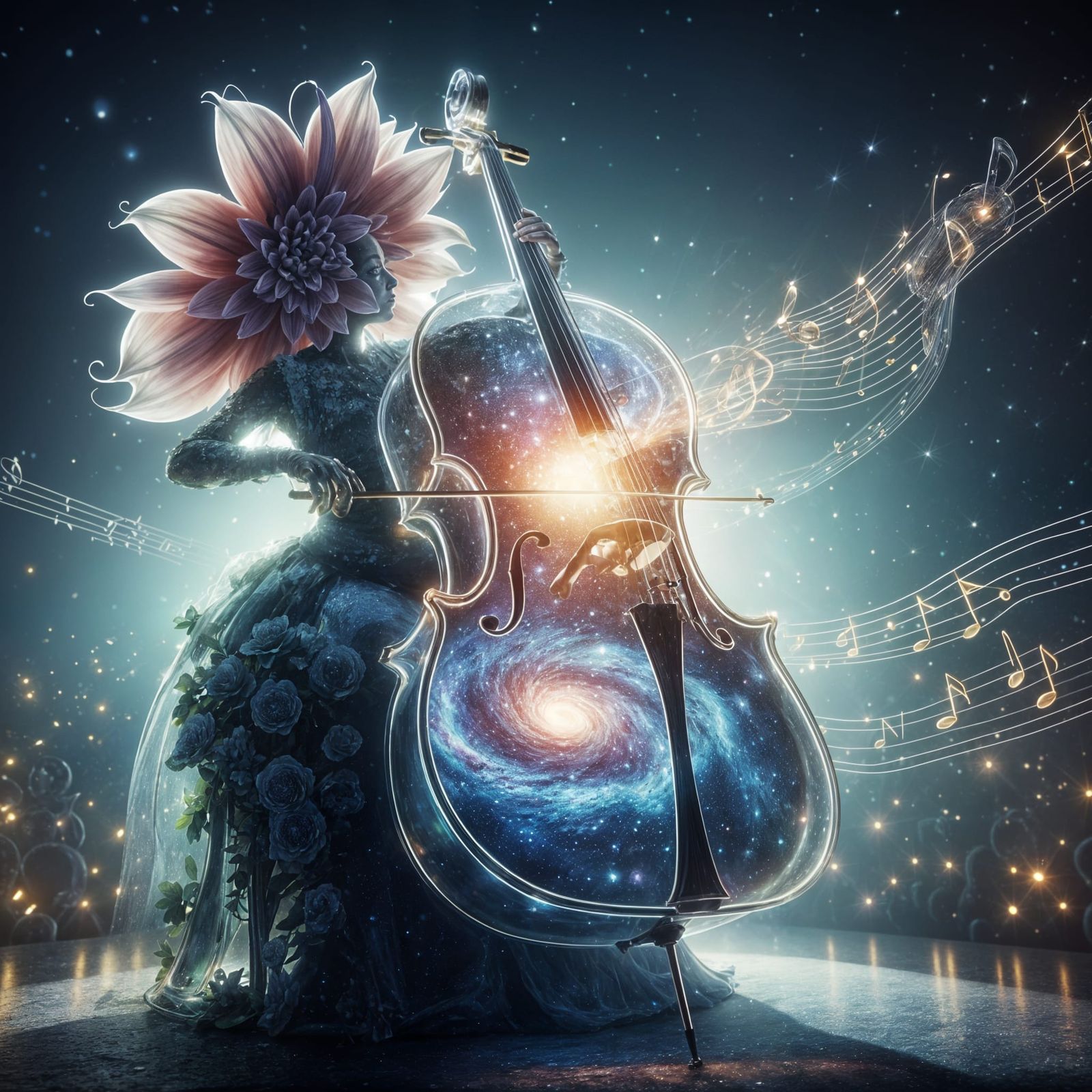 Flower Cello