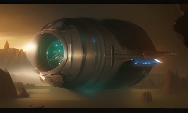 Futurist Time Machine in a Dystopian Future