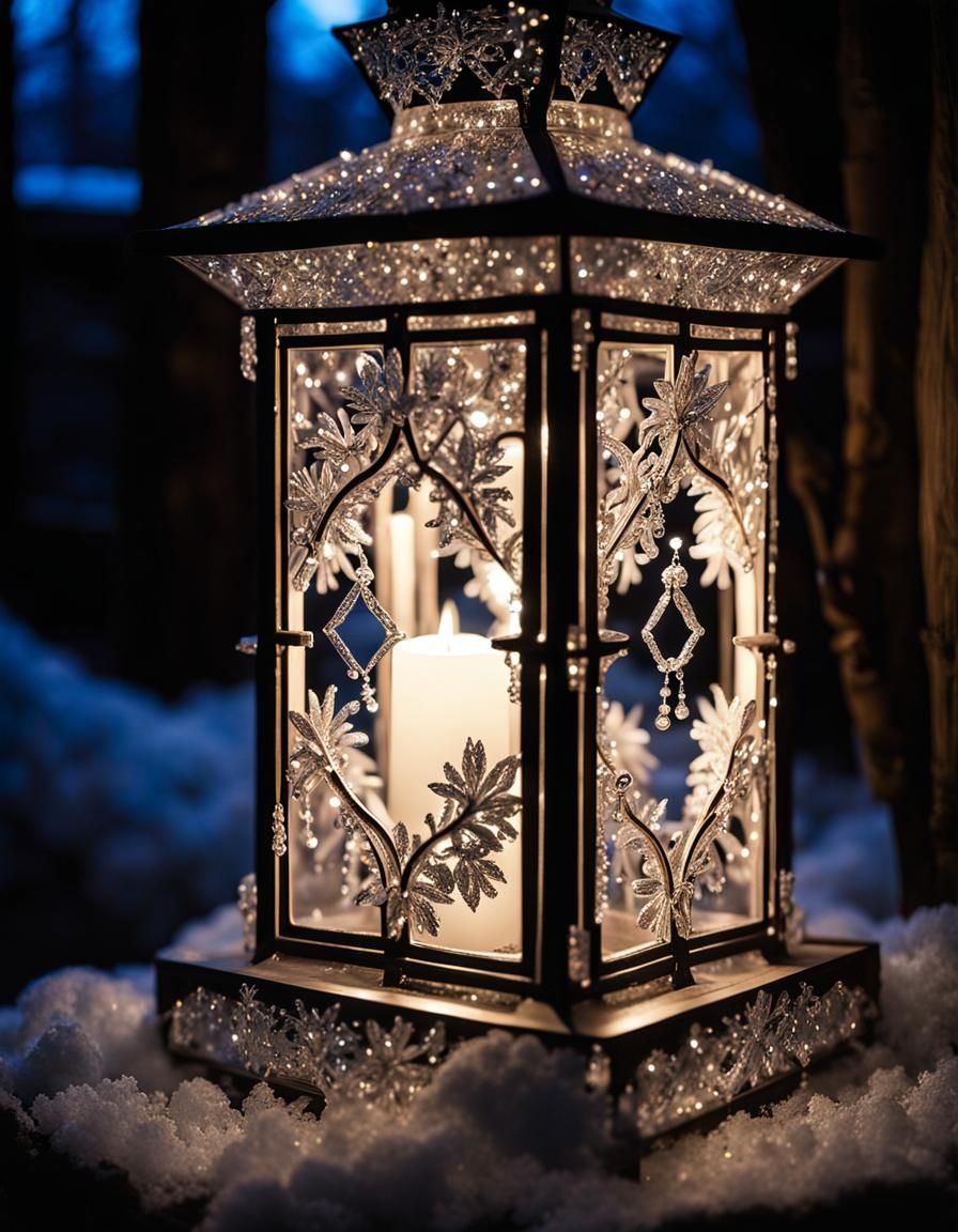 Frosty Lantern  by @Mangochango
