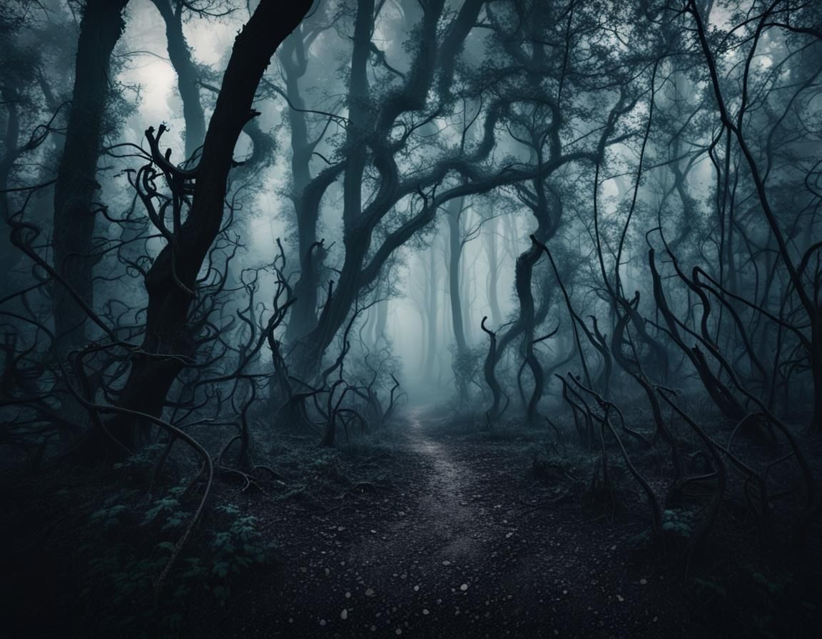 Blue forest  by @Corkee