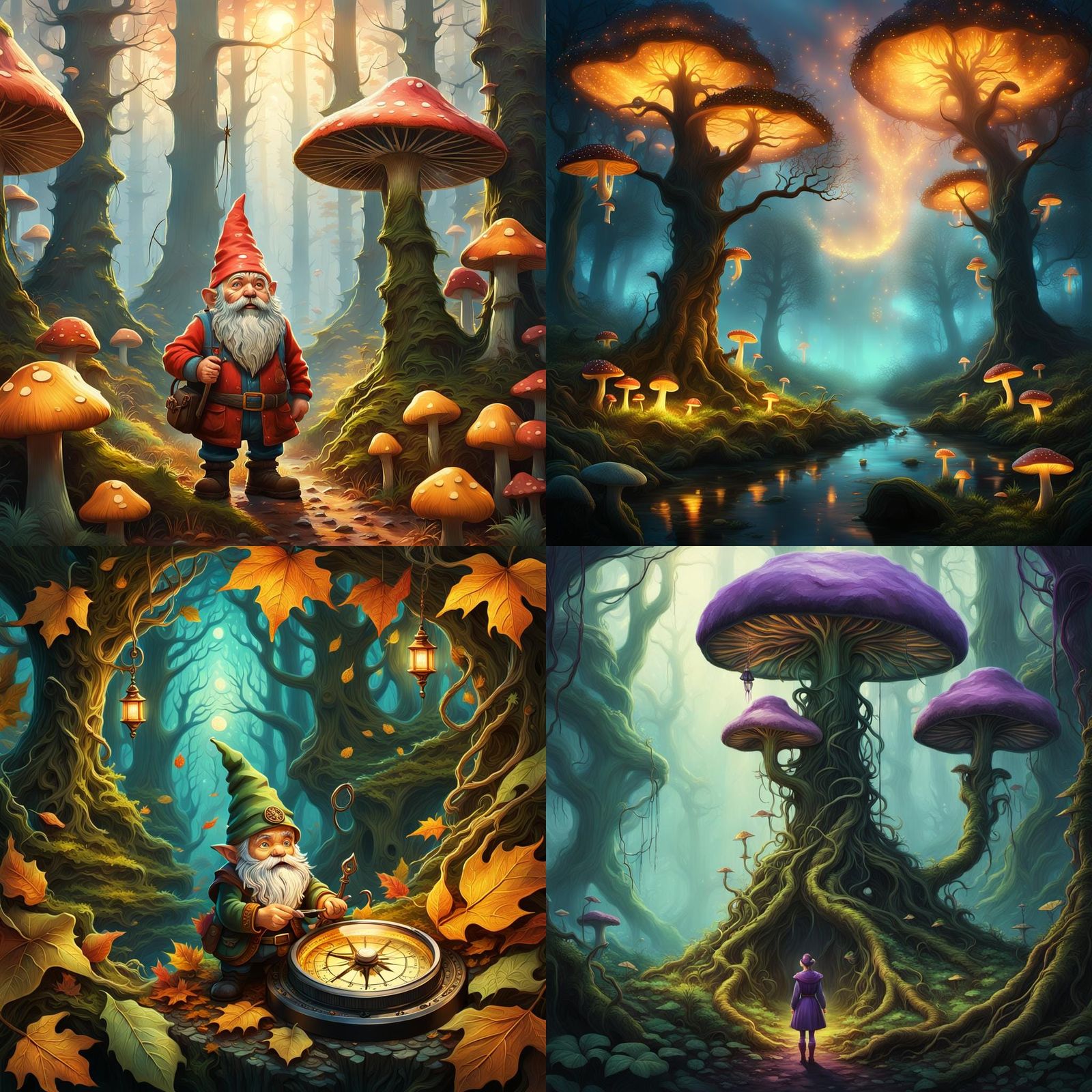 Fantastical Matte Painting with Intricate Detail