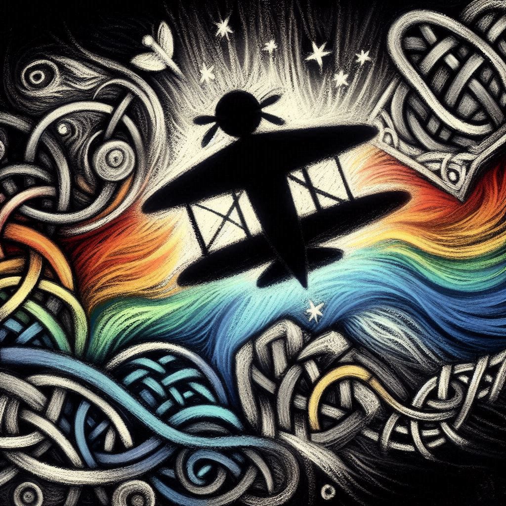 June Art Jam Images- plane