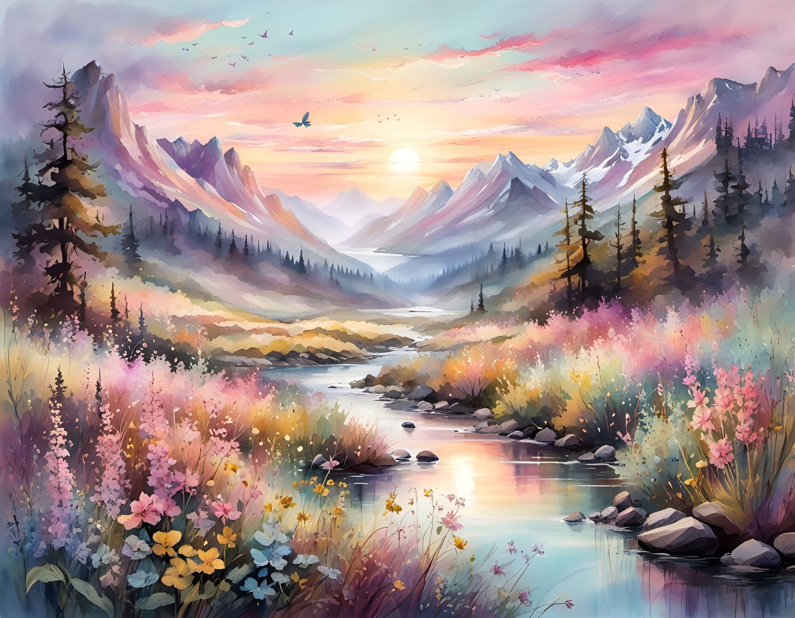 Pastel Sunrise  by @Rosie