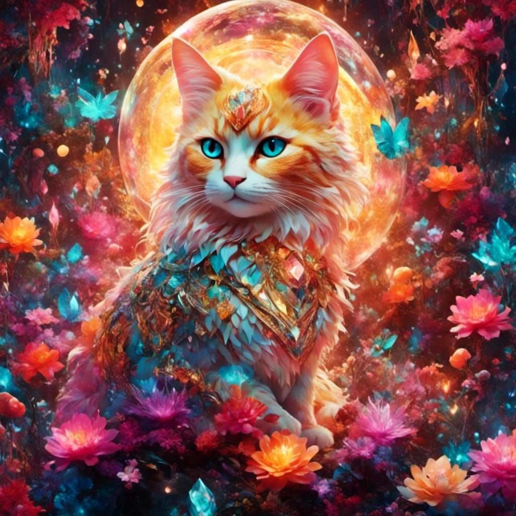 Manic Pixie Kitty  by @Sierra May