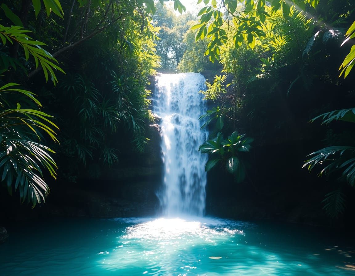 Cascading Waterfall 09