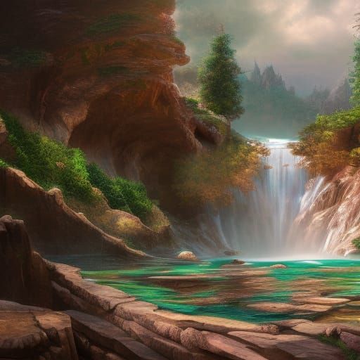 Waterfall basin