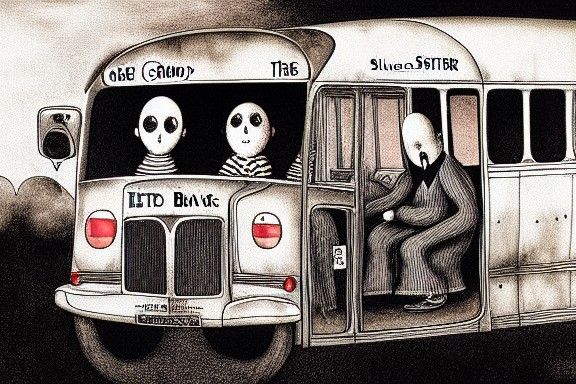 The bus driver was always mean and hated me