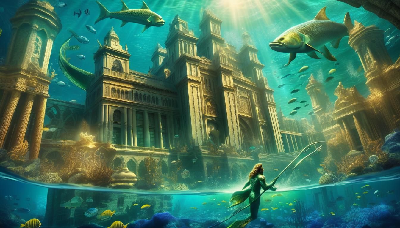 The Mythical World of Atlantis  by @Mister