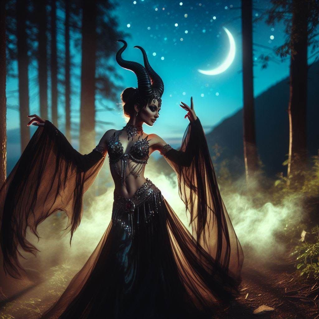 The Maleficent belly dancer
