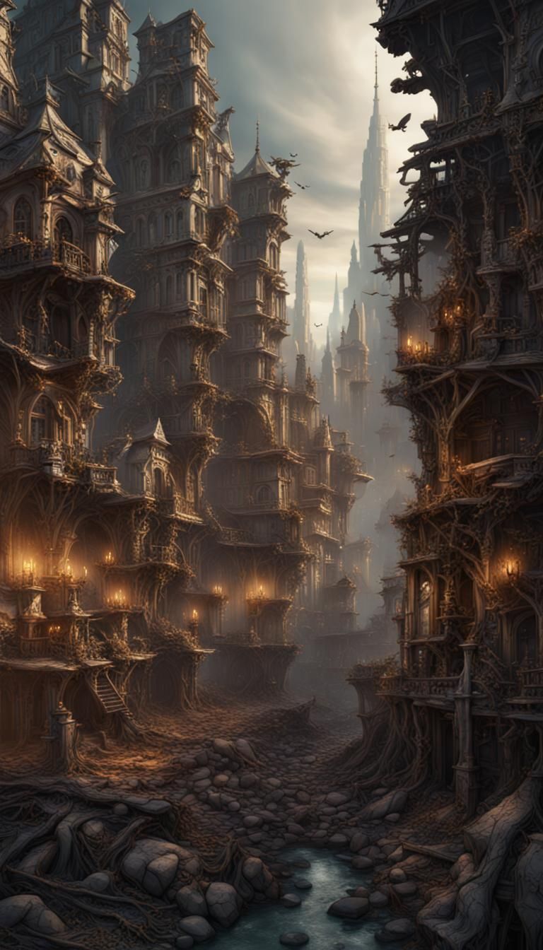 City made of bones
