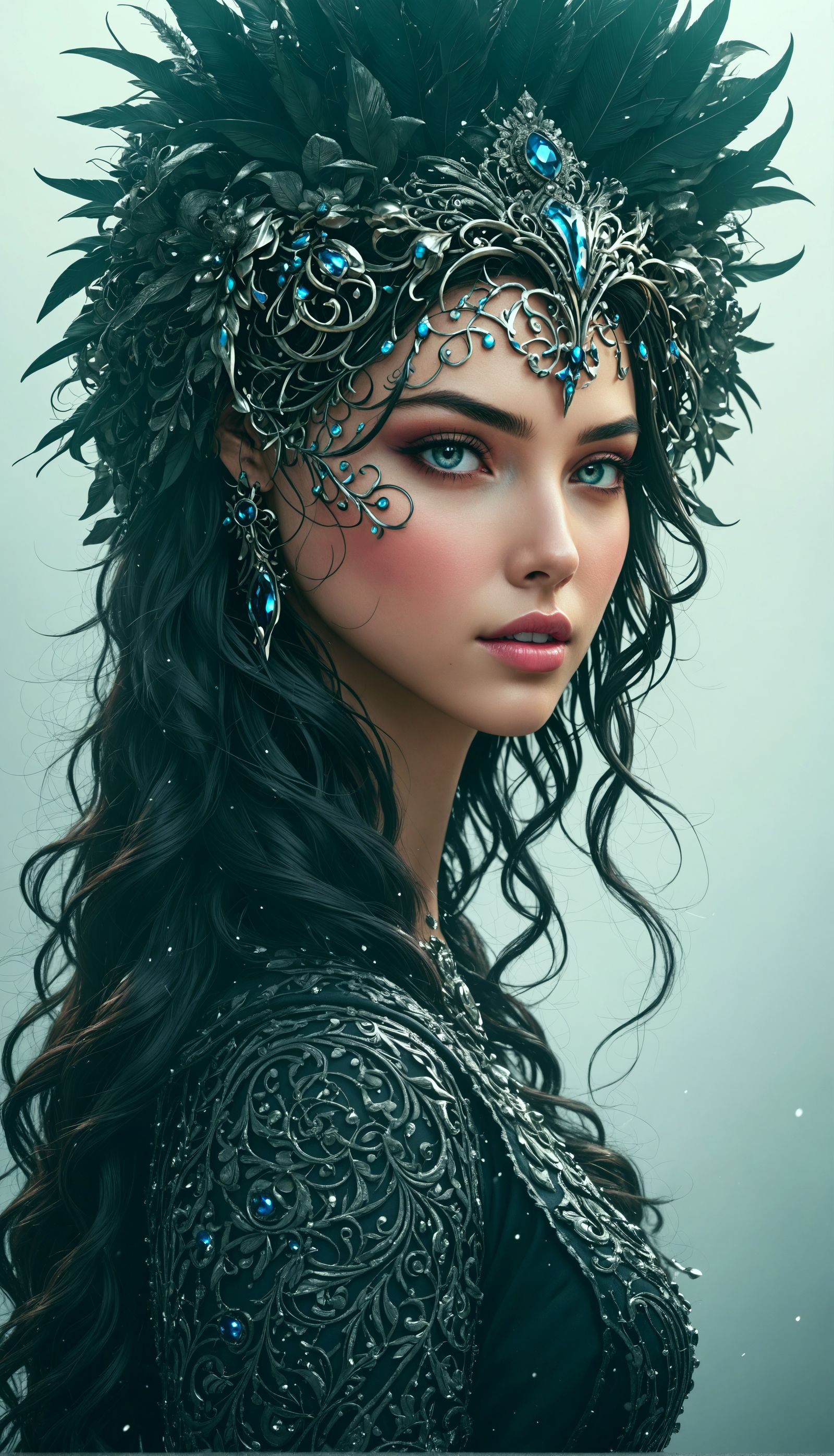 AI Generated Storybook Image with Watercolor and Ink