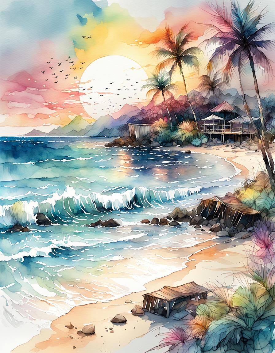 Summer sunset