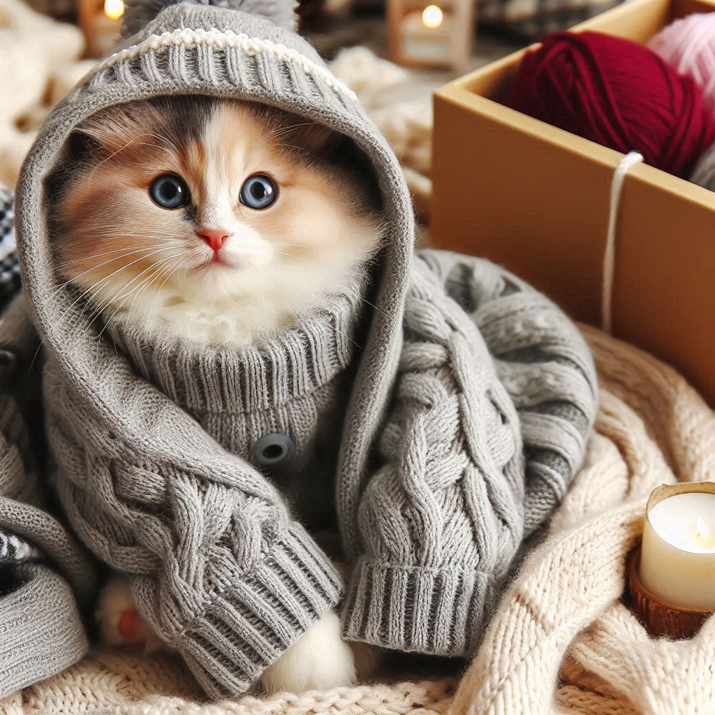 Cozy Cat Cardigan