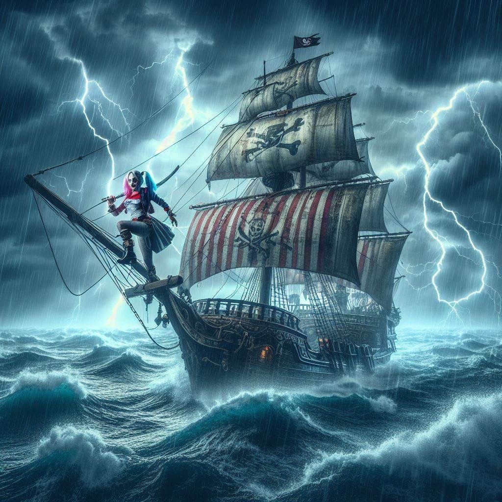 Captain Harley Quinn: Yo-ho-ho and a bottle of Joker Joxin