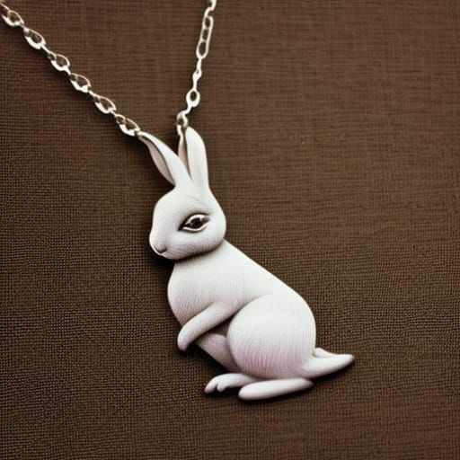rabbit necklace