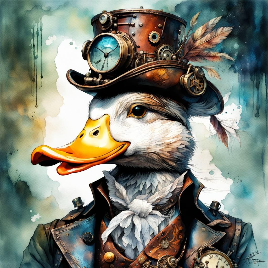 Duck Mad Hat   by @Duke35