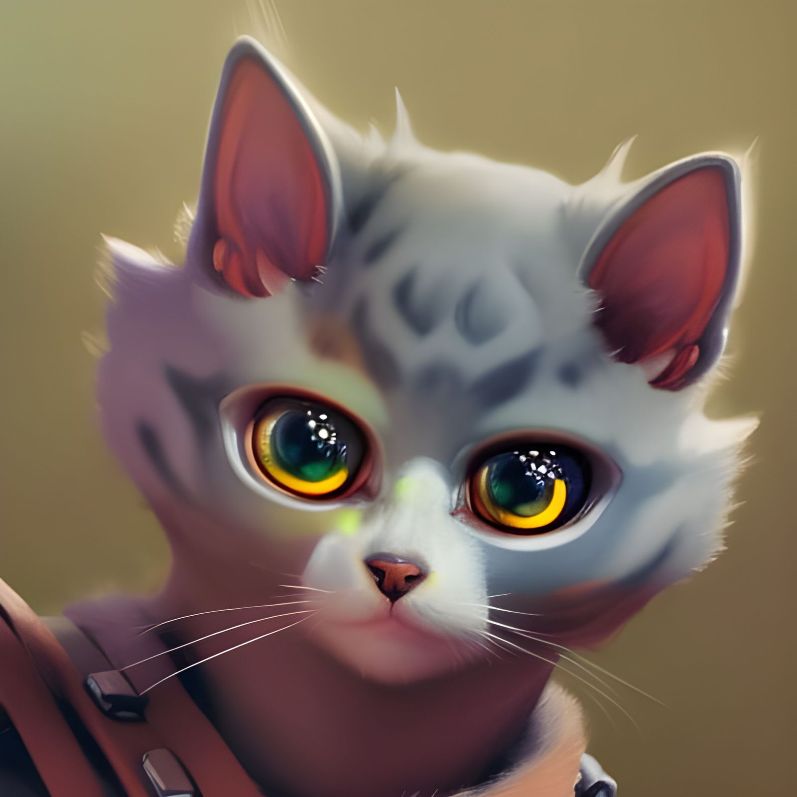 Beautiful eyes of a cat